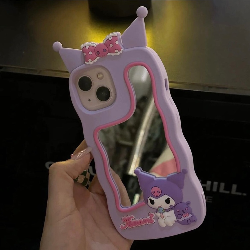 Mirror mirror on the wall Kuromi iPhone case